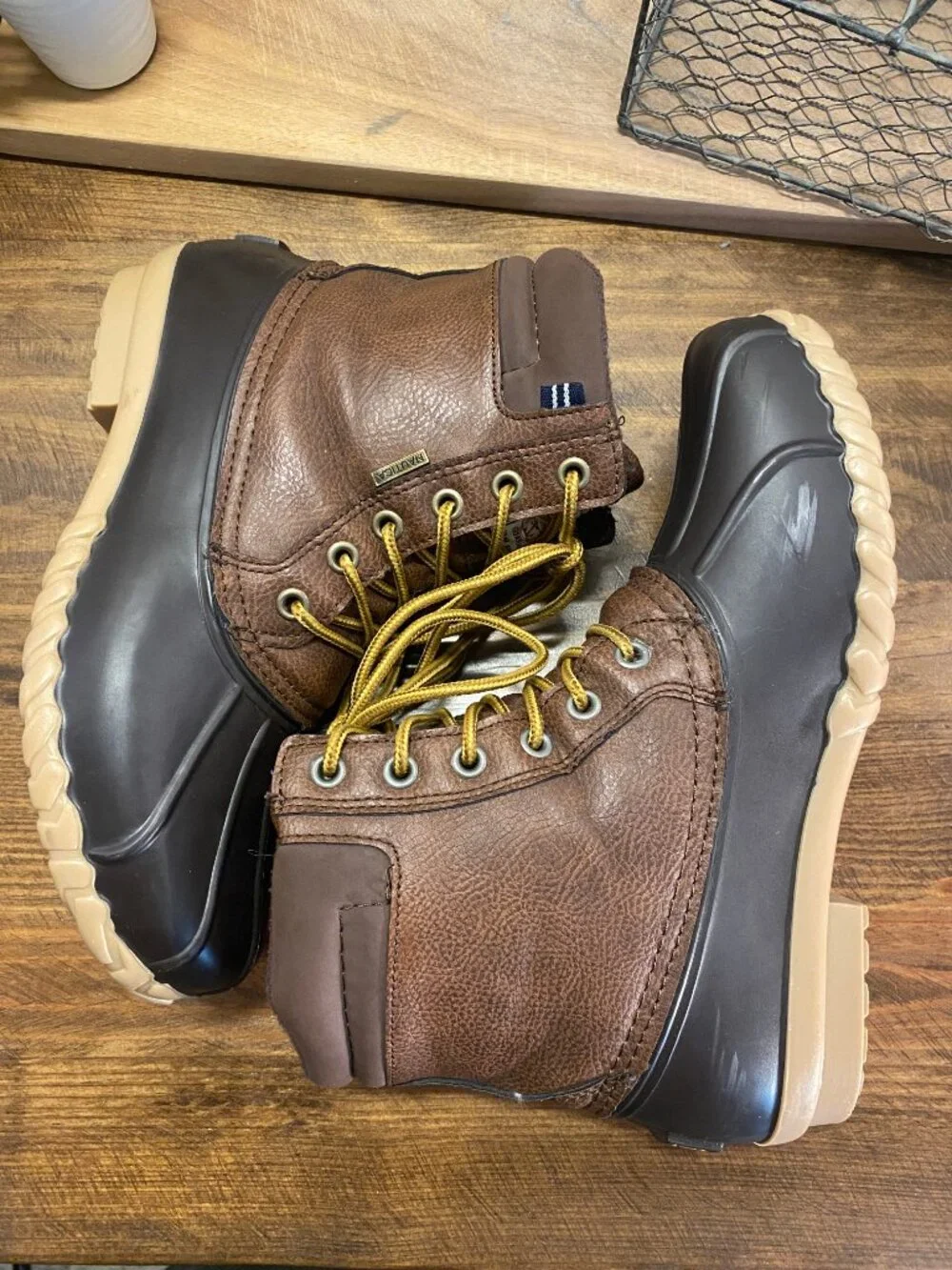 NAUTICA Channing Duck Boots - Rubber Winter Rain Boots - Men US Size 8